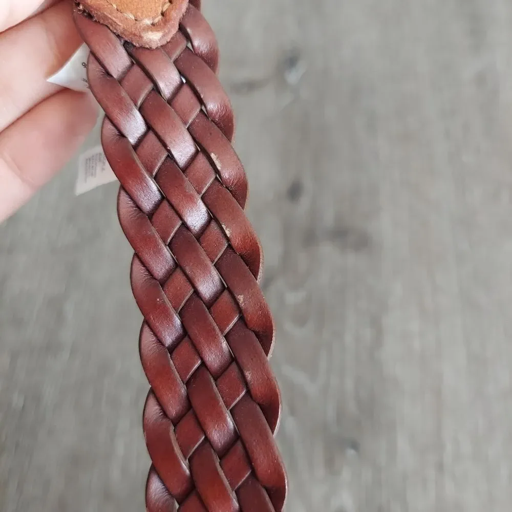 Old Navy Brown Woven Braided Belt XL-XXL
